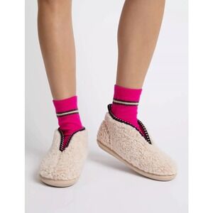 Penelope Chilvers NEW Puck Fleece Slipper in Ivory Size 40